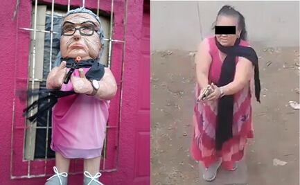 Crean piñata inspirada en Carlota "N", abuelita acusada de doble homicidio en Chalco; causa indignación en redes