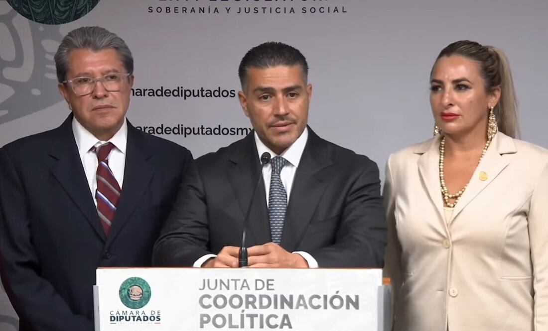 Omar García Harfuch en la Cámara de Diputados. Foto: Especial