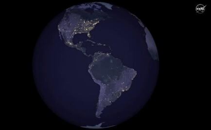 La NASA muestra imágenes de la Tierra de noche