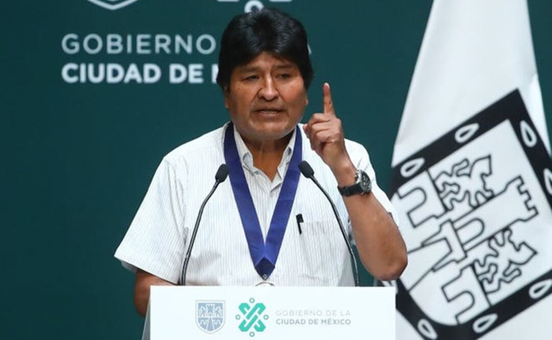 Evo Morales ofreció este miércoles una conferencia de prensa en México, a donde llegó un día antes como asilado político. Foto: Getty Images 