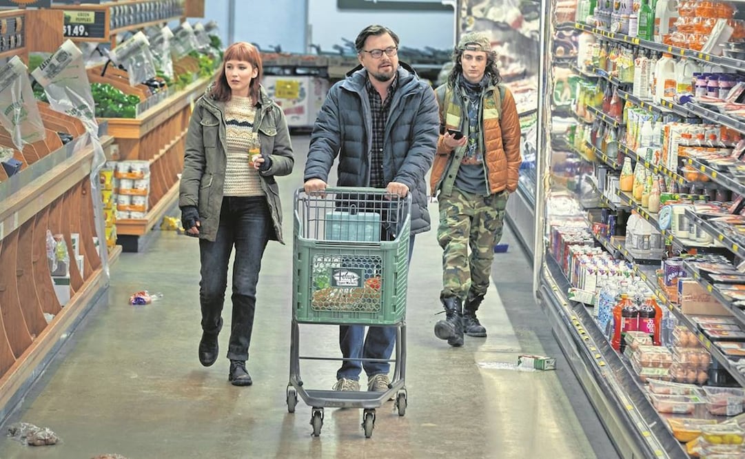 Leo encarna a un astrónomo que busca avisar sobre una catástrofe. Fotos: Netflix.