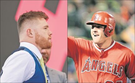 Mike Trout, el beisbolista que mandó a la lona al 'Canelo'