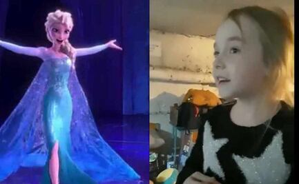 VIRAL: niña ucraniana canta "Let it go", de Frozen, en un refugio de Kiev