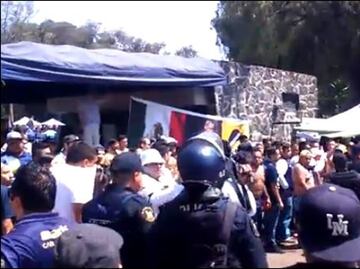 La Rebel, involucrada en bronca previo al Pumas vs Puebla