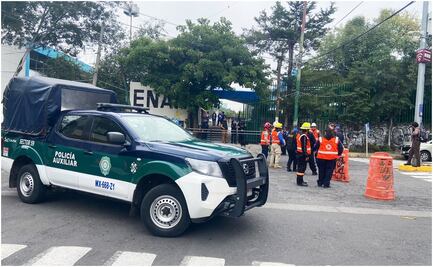 Amenaza de bomba en la ENAH fue falsa alarma; autoridades realizaron recorridos en el plantel