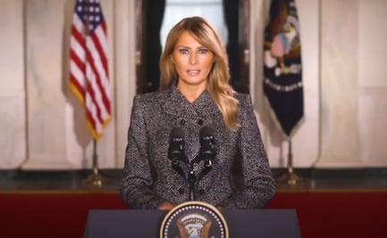 Este es el video con el que Melania Trump se despide de la Casa Blanca
