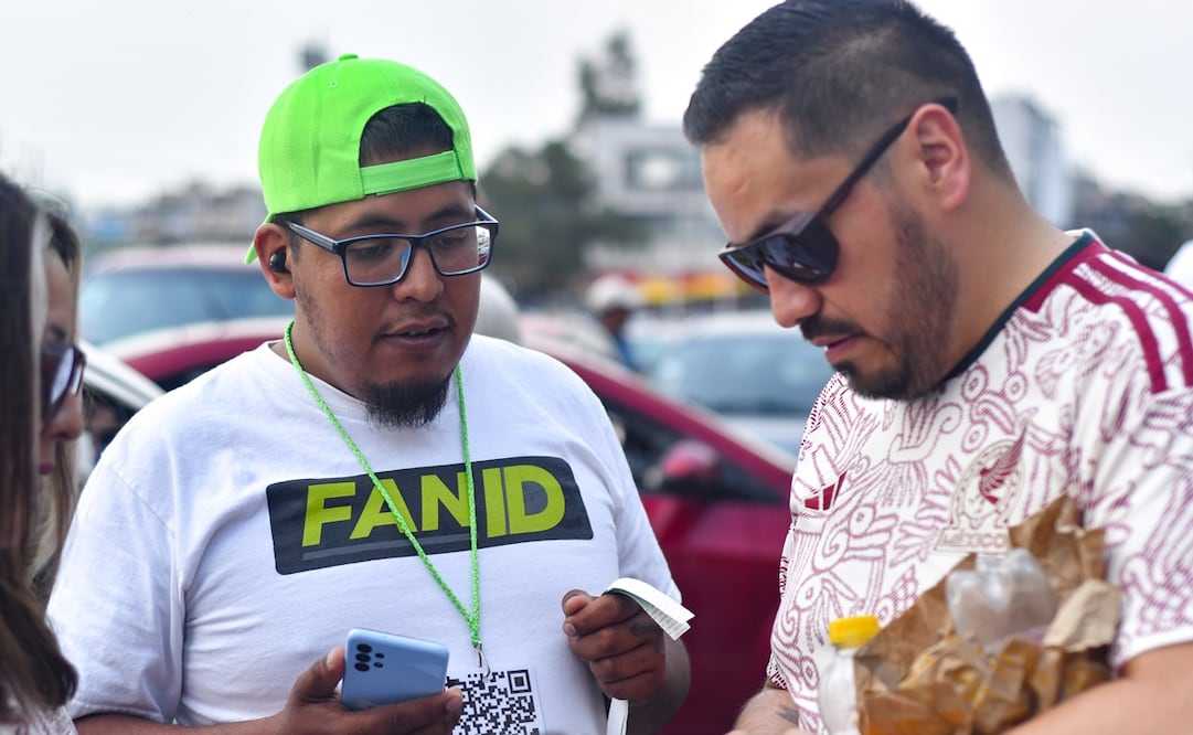 Proceso de Fan ID en el estadio Azteca