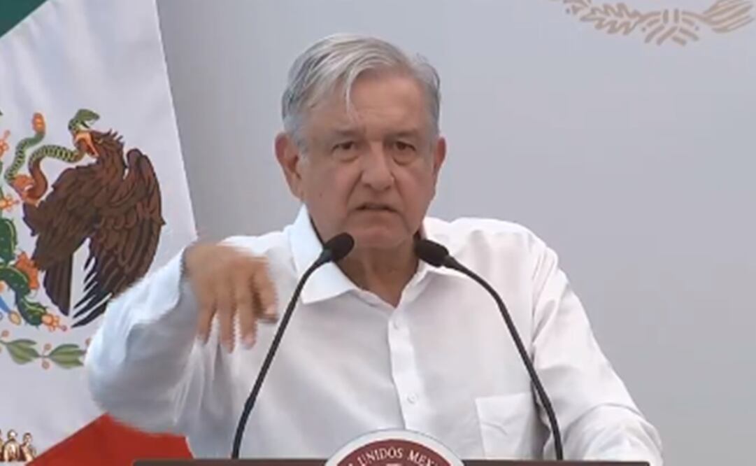 El presidente Andrés Manuel López Obrador en Cerritos, SLP. Foto: Captura de pantalla