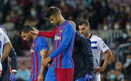 Sergio Agüero será baja para el Barcelona por varios meses 