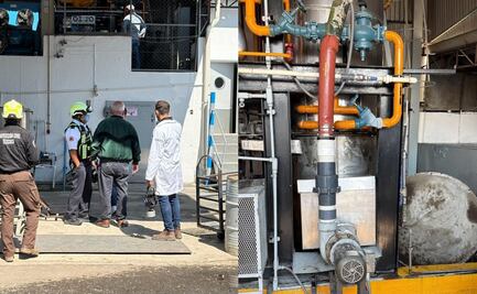 Controlan fuga de gas en fábrica de hielo de Texcoco; dos trabajadores fueron hospitalizados