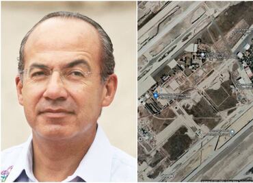 Renombran en Google Maps al aeropuerto de Santa Lucía como “Felipe Calderón Hinojosa”