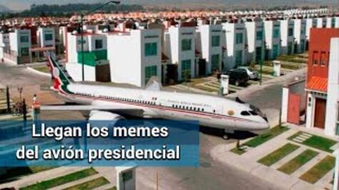 Rifa del avión presidencial hace volar a los memes