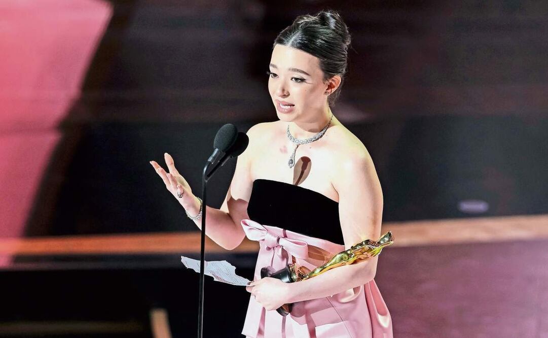 A sus 25 años, Mikey Madison ganó su primera estatuilla como Mejor actriz por Anora. (03/03/2025) Foto: Agencias