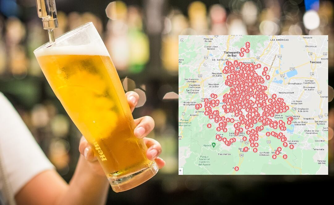 Ernesto Morua subió a internet un útil recurso para localizar cualquier bar, cantina o pulquería en toda la Ciudad de México. Foto: Pixabay