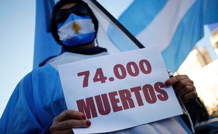 Protestan en Argentina contra el endurecimiento de restricciones sanitarias