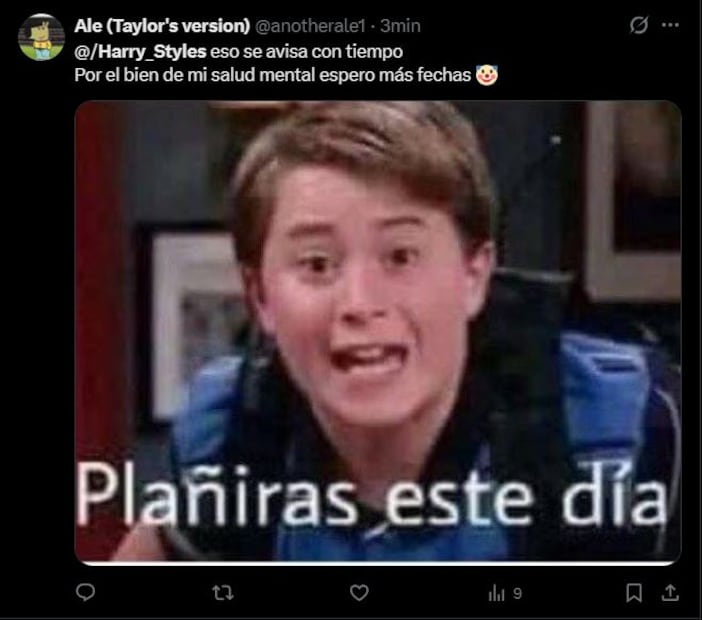 Fans reaccionan al concierto de Harry Styles en México. Foto: Redes Socieles