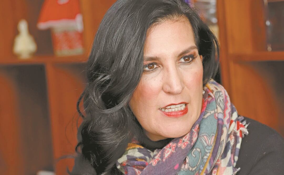 Vicecoordinadora del PAN en el Senado de la República, Kenia López Rabadán. Foto: EL UNIVERSAL