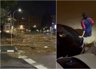 VIDEOS: Así azotó DANA a España; usuarios comparten el desastre