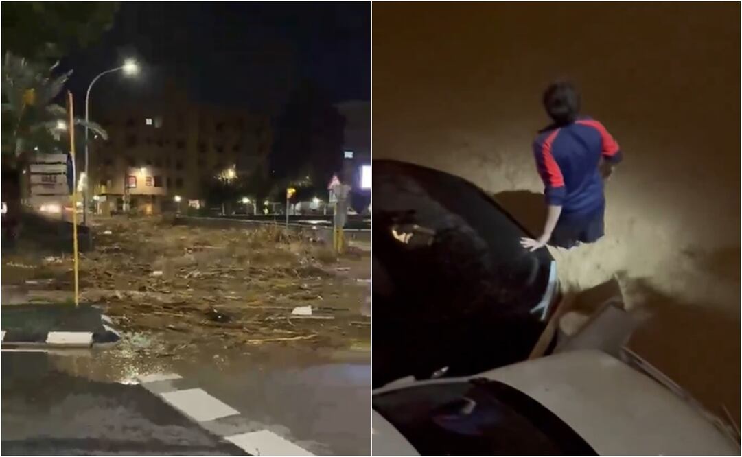 Usuarios de redes sociales compartieron su experiencia con el fenómeno meteorológico