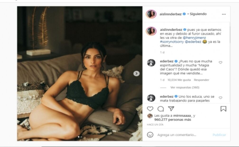 ¿Aislinn Derbez eres tú? La actriz mostró su lado más sexy en bralette 