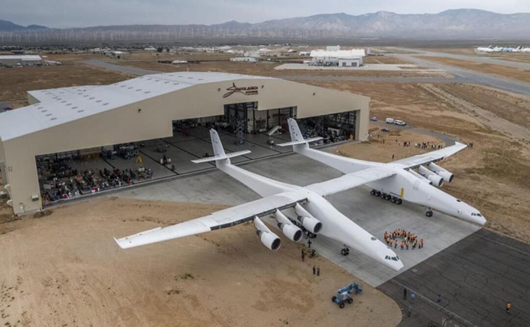 Así es Stratolaunch, el avión más grande del mundo