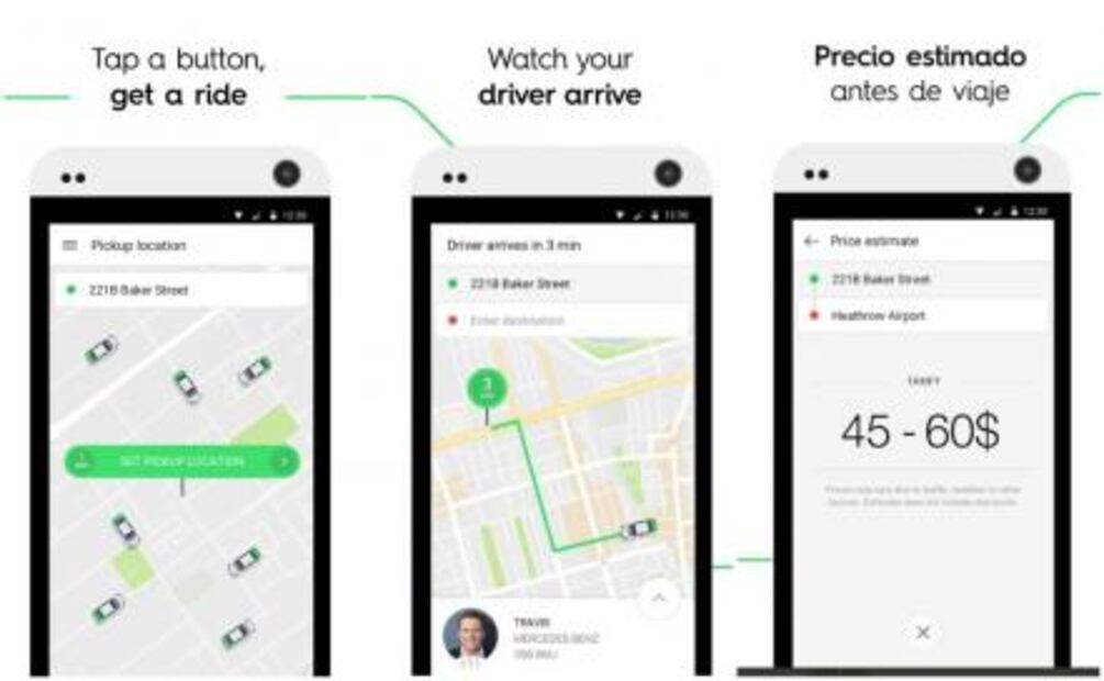Pide tu taxi desde Google Maps