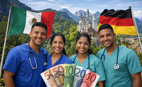 Hay trabajo para mexicanos en Alemania y pagan $44,000: Buscan licenciados en enfermería