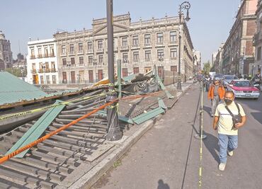 Preocupa obra mural del Templo Mayor tras colapso de techumbre
