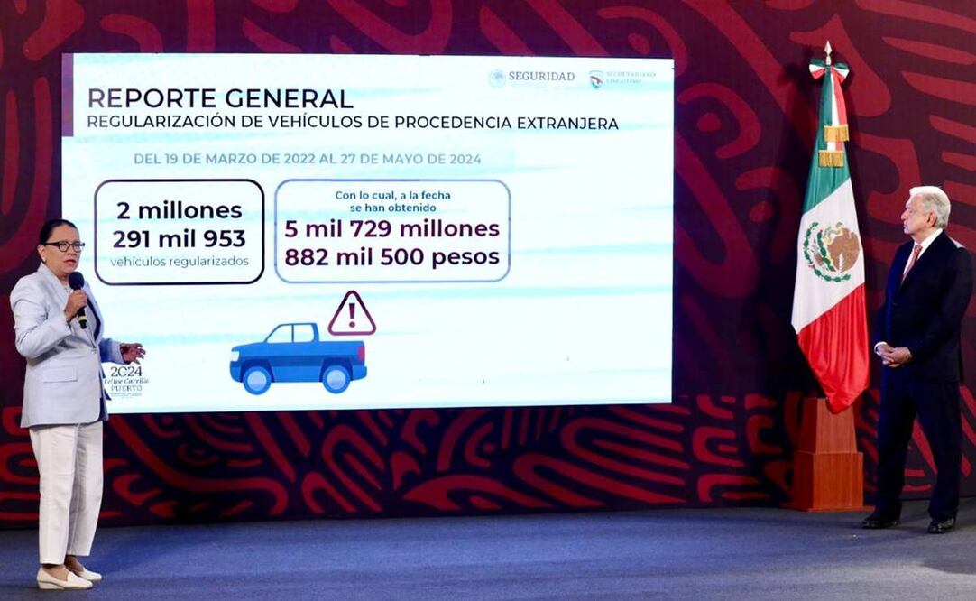 Ingresan a arcas tamaulipecas mil 013 millones de pesos por regularización de autos. Foto: Especial