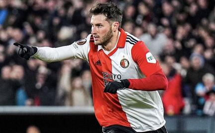 VIDEO: Santiago Giménez volvió a convertir un gol clave para Feyenoord en la Europa League