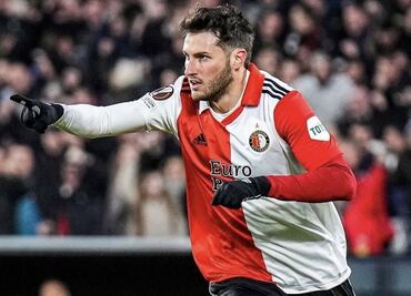 VIDEO: Santiago Giménez volvió a convertir un gol clave para Feyenoord en la Europa League