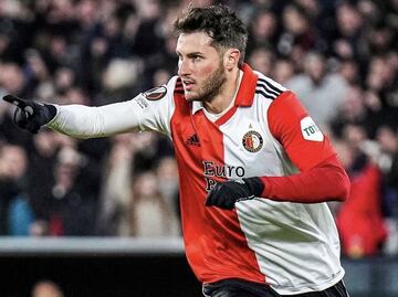 VIDEO: Santiago Giménez volvió a convertir un gol clave para Feyenoord en la Europa League
