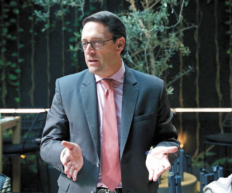 José María Giraldo, director de American Airlines para México y Canadá. Foto: DIEGO SIMÓN SÁNCHEZ. EL UNIVERSAL