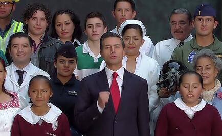 EPN presents a video marking three years of government