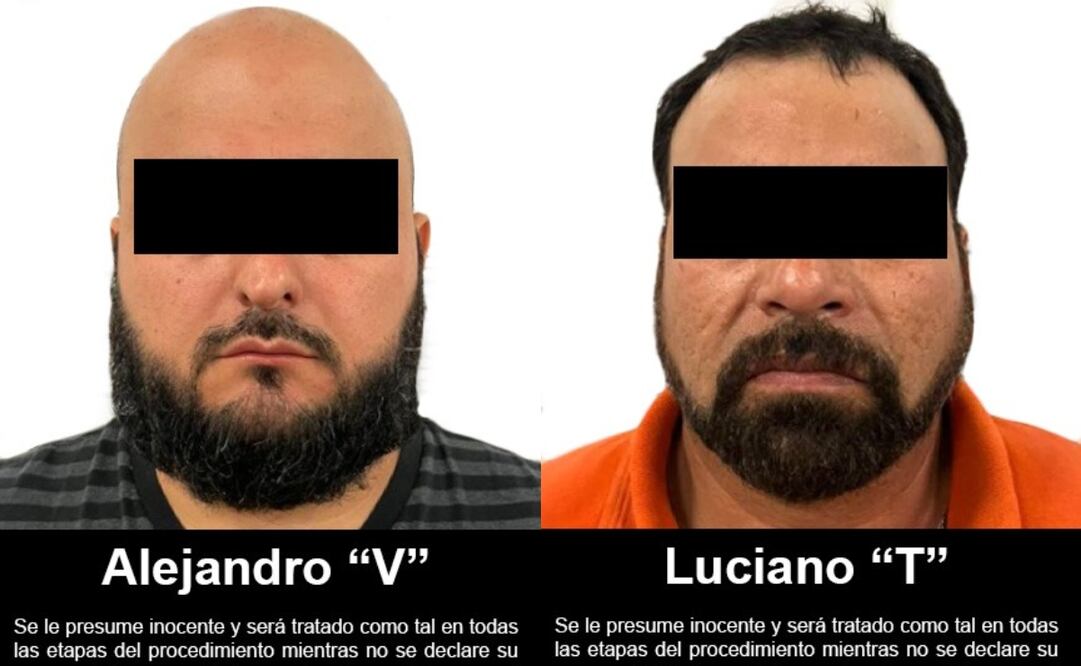 Alejandro “V” y Luciano “T”, sentenciados por tráfico de fentanilo. Foto: Especial