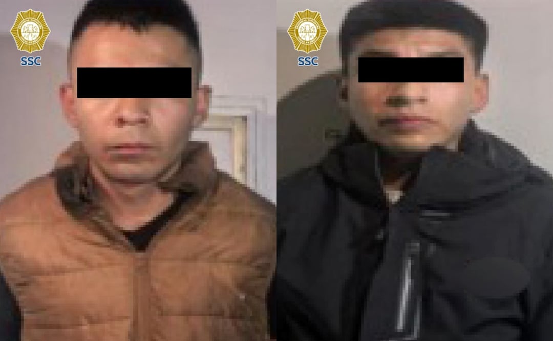 Capturan a dos presuntos implicados en doble homicidio en La Magdalena Contreras. Foto: Especial