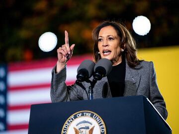 VIDEO La Esfera de Las Vegas se ilumina para hacer campaña por Kamala Harris; primera vez que se usa con fines políticos