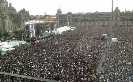 Llenan Zócalo con homenaje a Cri Cri