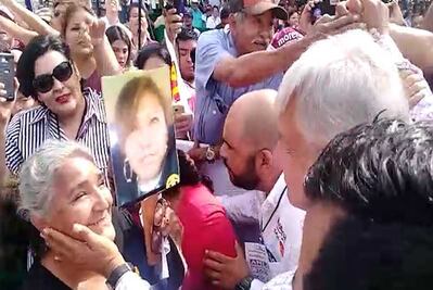 Piden ayuda a AMLO familiares de desaparecidos en Tamaulipas