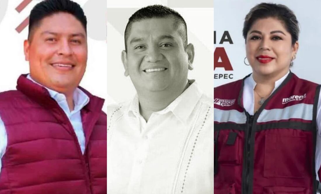 Yesenia Lara y otros tres asesinatos de candidatos que quedaron documentados en video. Foto: Especial