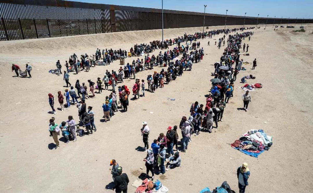 Deportación de migrantes en EU. Foto AFP