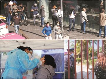 ¿Y las pruebas Covid? se agotan en centros de salud y comerciales