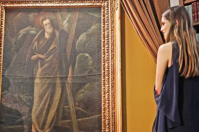 "El Greco", autor de la obra "Estudio de San Andrés"