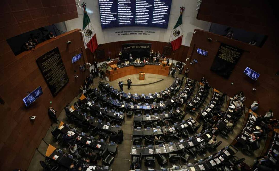 Declara Senado constitucionalidad de reforma que fortalece atribuciones de SSPC. Foto: Gabriel Pano/EL UNIVERSAL