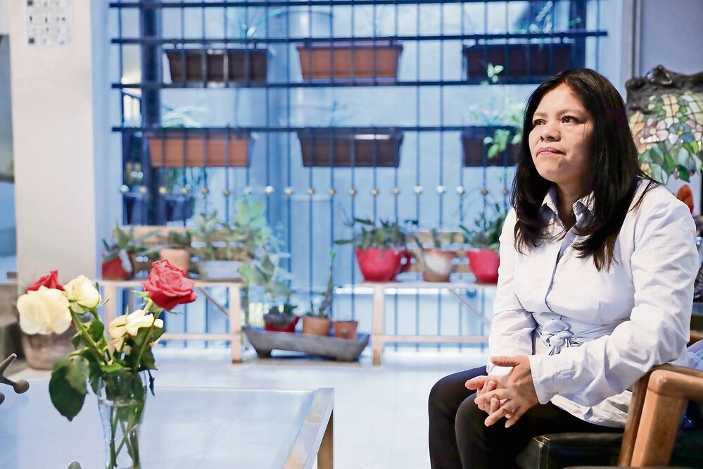 Marcelina Bautista, Secretaria del Sindicato de Trabajadores del Hogar. IVÁN STEPHENS. EL UNIVERSAL