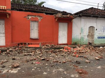 Suman 11 lesionados por sismo en Chiapas