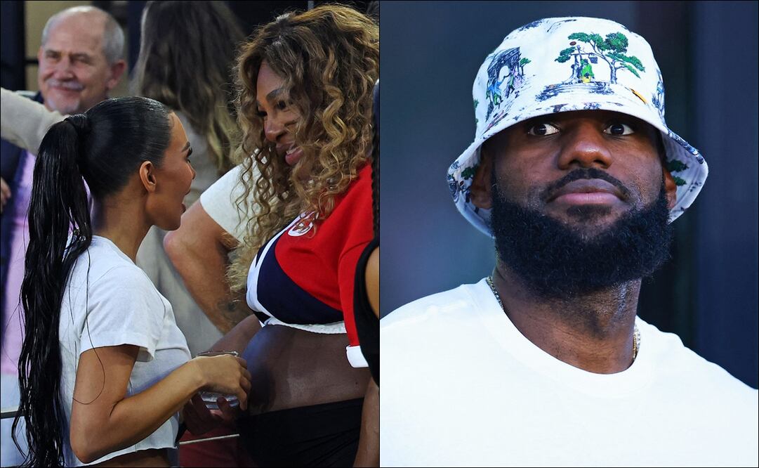 LeBron James, Serena Williams y Kim Kardashian se dieron cita para ver el debut de Lionel Messi / FOTO: ESPECIAL