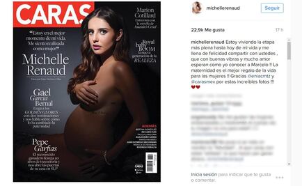Critican a Michelle Renaud, posa desnuda y embarazada