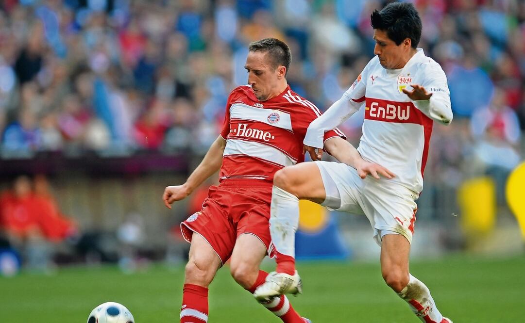En Alemania, se midió a los mejores futbolistas del planeta, como el francés Franck Ribéry. Foto: Bundesliga