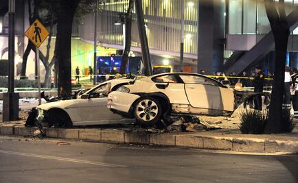 Automovilista que chocó en Reforma es hijo de ex judicial